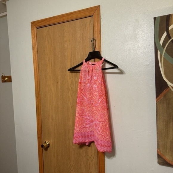 Cynthia Rowley Medium Multi-Color w/Paisley Print Sleeveless Blouse - EUC - Picture 1 of 4